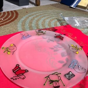 Frosted Cookie tray with Cartoon Characters for the Holiday Season